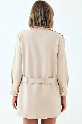 کت بژ زنانه رگولار MissKybele - کد 885784490