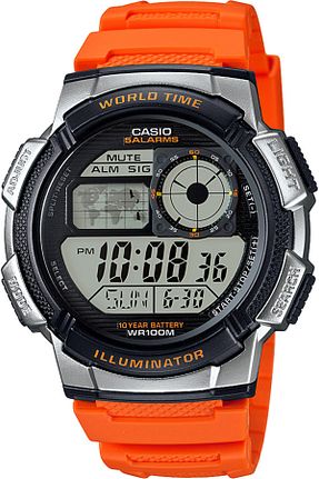 ساعت مچی طوسی مردانه 41-45 میلی متر Casio - کد 771248