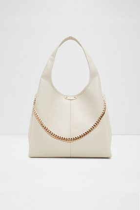 کیف دوشی سفید زنانه چرم مصنوعی Aldo - کد 885825206