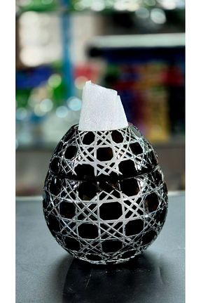 جا دستمال کاغذی مشکی Kristal Market - کد 885831090