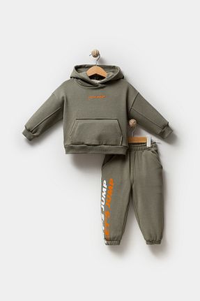 ست نوزادی خاکی بچه گانه پنبه ای Jikko Baby - کد 885944555