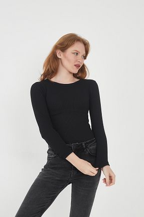بلوز مشکی زنانه ساده Wearflawless - کد 860170749