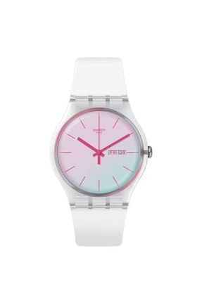 ساعت مچی نارنجی زنانه 41 میلی متر Swatch - کد 771409756