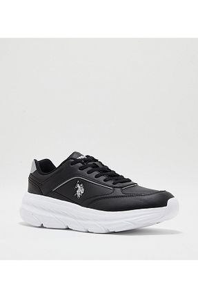 کفش اسنیکر مشکی زنانه بند دار U.S. Polo Assn. - کد 885891699