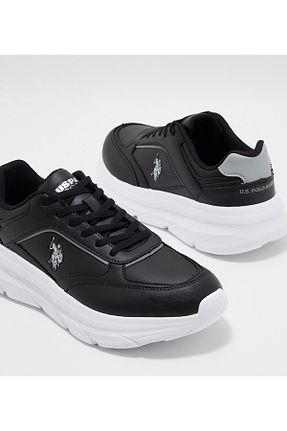 کفش اسنیکر مشکی زنانه بند دار U.S. Polo Assn. - کد 885891699