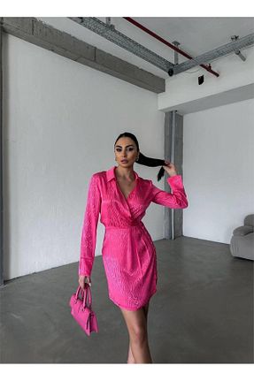 لباس صورتی زنانه بافتنی MAGGAZA - کد 885930498