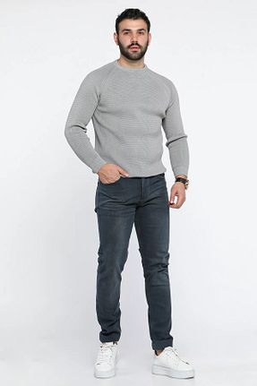 شلوار جین آبی مردانه پاچه تنگ MİSHAR İTALİA - کد 885941236