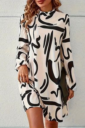 لباس سفید زنانه پلی استر Deafox - کد 885964268