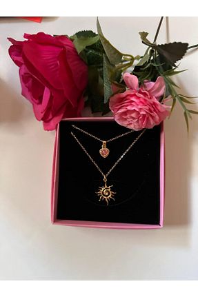 گردنبند استیل ( فولاد ) طلائی زنانه استیل (فولاد) MİOSA - کد 885970421