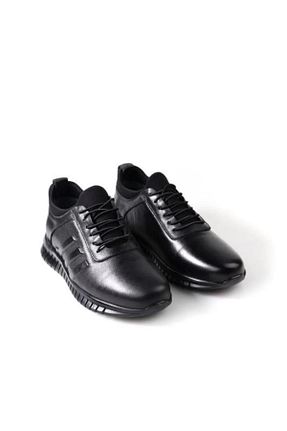 کفش کژوال مشکی مردانه پاشنه کوتاه (1 - 4 سانتی متر) Walkenzo - کد 885968464