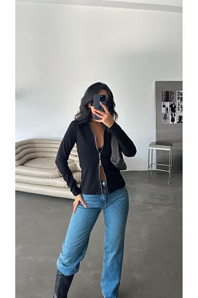 بلوز مشکی زنانه ساده mydukkan.co - کد 833343745