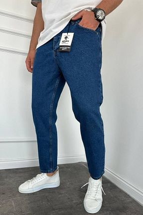شلوار جین آبی مردانه پاچه لوله تفنگی MADZEYMODA - کد 885965605