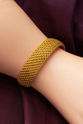 دستبند طلا زرد زنانه 8 عیار Bilezikci - کد 885965559