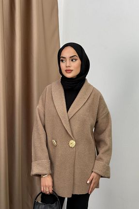 شال گردن قهوه ای زنانه QUQA - کد 885979483