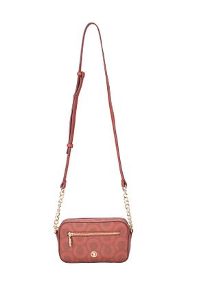 کیف پستچی نارنجی زنانه چرم مصنوعی U.S. Polo Assn. - کد 841502217