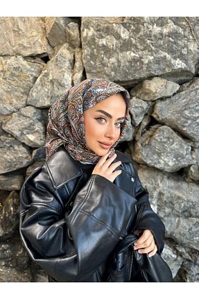 روسری مشکی پنبه پلی استر Butik - کد 885991265