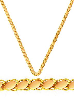 گردنبند طلا زرد زنانه 14 عیار Zerince - کد 899299306