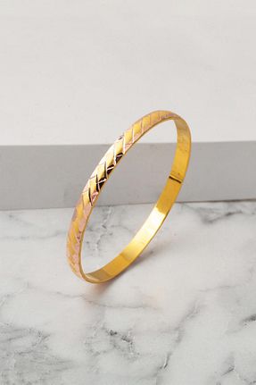 النگو زرد زنانه 14 عیار Bilezikci - کد 885983069