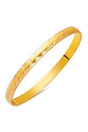 النگو زرد زنانه 14 عیار Bilezikci - کد 885983069