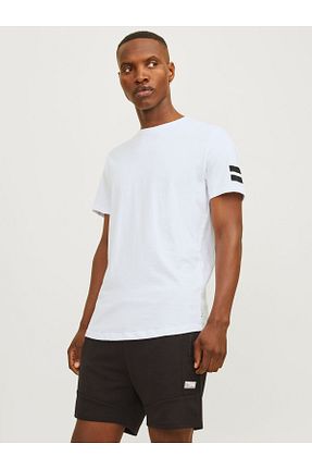 تیشرت سفید مردانه رگولار Jack & Jones - کد 885996725