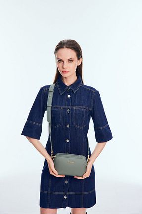کیف پستچی سبز زنانه چرم مصنوعی U.S. Polo Assn. - کد 841487473