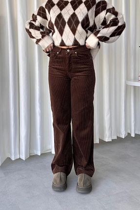 لباس قهوه ای زنانه بافتنی MaziButik - کد 886001640