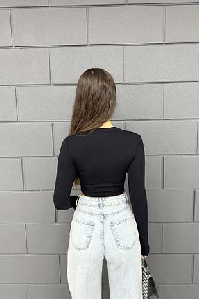 بلوز مشکی زنانه ساده Sun Victoria - کد 886000051