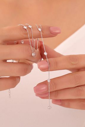 گردنبند نقره زنانه 925 عیار VAOOV - کد 886002198