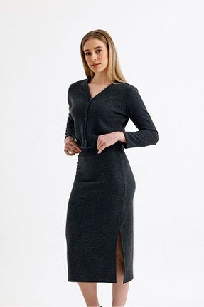 ست بالاتنه و پائین تنه مشکی زنانه تریکو fabbwomen - کد 885999744