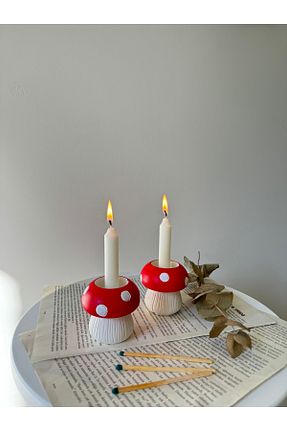 شمعدان و شمع گیر قرمز Beton jeliii.co - کد 872135797
