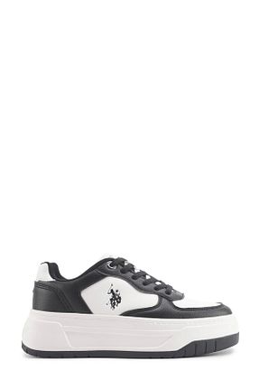 کفش اسنیکر سفید زنانه بند دار U.S. Polo Assn. - کد 863276538