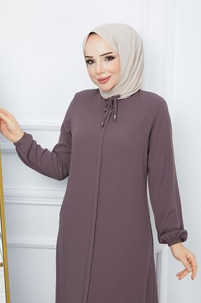 کلاه و ابایا قهوه ای زنانه مخلوط ویسکون MODA ESRE FASHION - کد 666940291