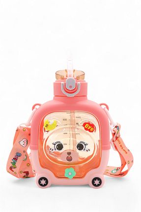 بطری آب و قمقمه صورتی M&B WATER BOTTLE - کد 818610894