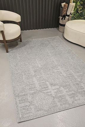 فرش طوسی قابل شستشو SANRUGS Home & Living - کد 886049194