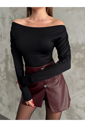 بلوز مشکی زنانه ساده Diviny - کد 886073923