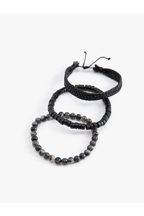 دستبند جواهر مردانه چرم Koton - کد 849799678