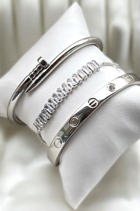 دستبند جواهر زنانه زیرکن TAKIPORT - کد 829470103