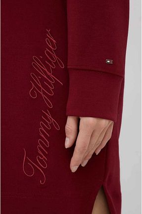 لباس زرشکی زنانه بافتنی Tommy Hilfiger - کد 857591807