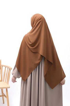 شال قهوه ای زنانه Medine İpeği Lemaye - کد 886105032