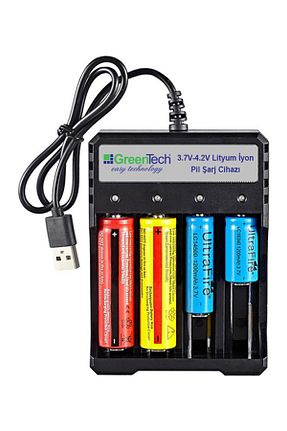 باتری و دستگاه شارژ Greentech - کد 841181234