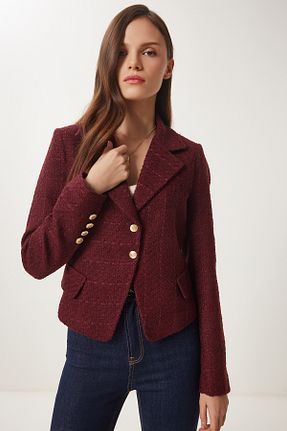 کت زرشکی زنانه رگولار Lovelyİstanbul - کد 886109173