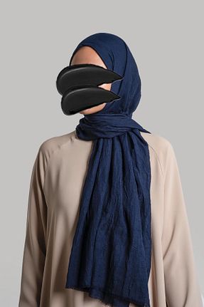 شال سرمه ای زنانه پنبه ای Lemaye - کد 886104897