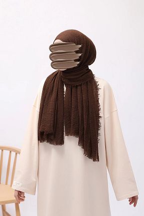 شال سرمه ای زنانه پنبه پلی استر Lemaye - کد 886104872