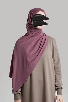 شال صورتی زنانه پنبه ای Lemaye - کد 886104931