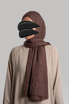 شال بنفش زنانه پنبه ای Lemaye - کد 886105030