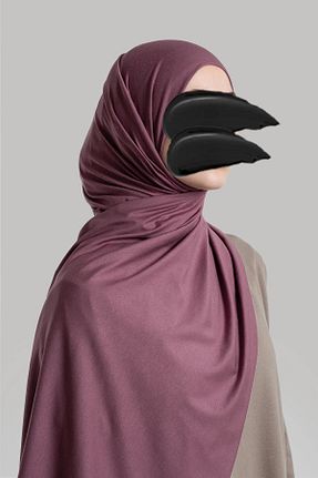 شال صورتی زنانه پنبه ای Lemaye - کد 886104931