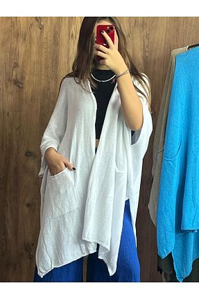 رویه سفید زنانه پنبه ای PETUNYA BUTİK - کد 886130830