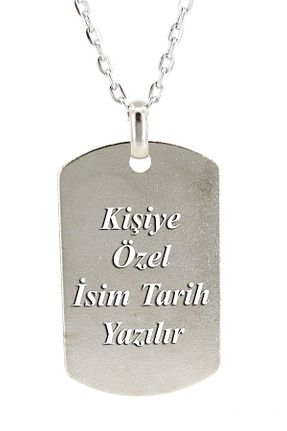 گردنبند استیل ( فولاد ) سفید زنانه Takı Dükkanı - کد 306103329