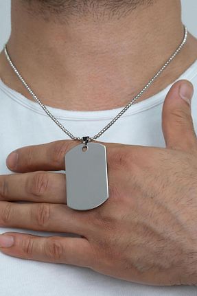گردنبند استیل ( فولاد ) مردانه استیل ضد زنگ Takı Dükkanı - کد 766242917