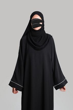 لباس حجاب مشکی زنانه اورسایز Lemaye - کد 886157531